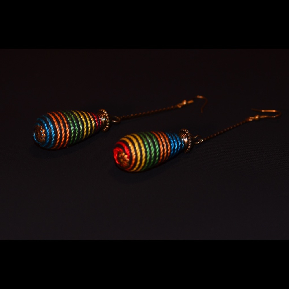 Earring: New Multicolor Drop Earring - image 1